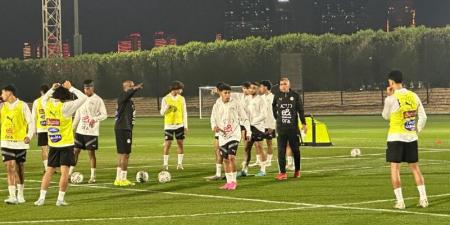 منتخب الشباب يؤدي تدريبه الأول فى الدوحة  استعدادا لدورة قطر